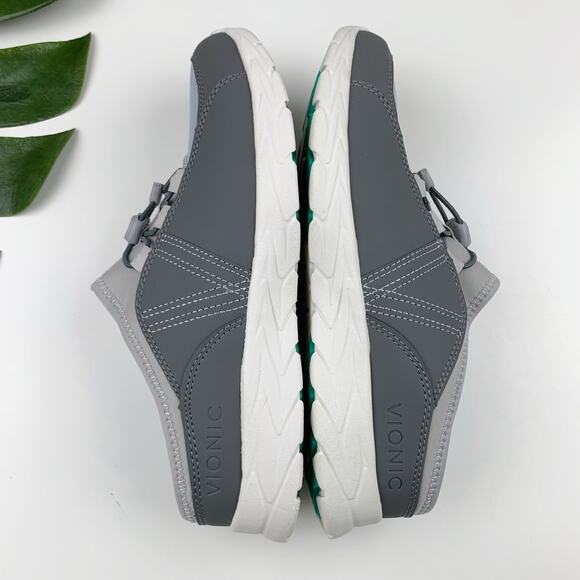 Vionic Zuri Mules Sneakers Slip On Comfort Shoes Grey Women's 7 Casual - Picture 8 of 12